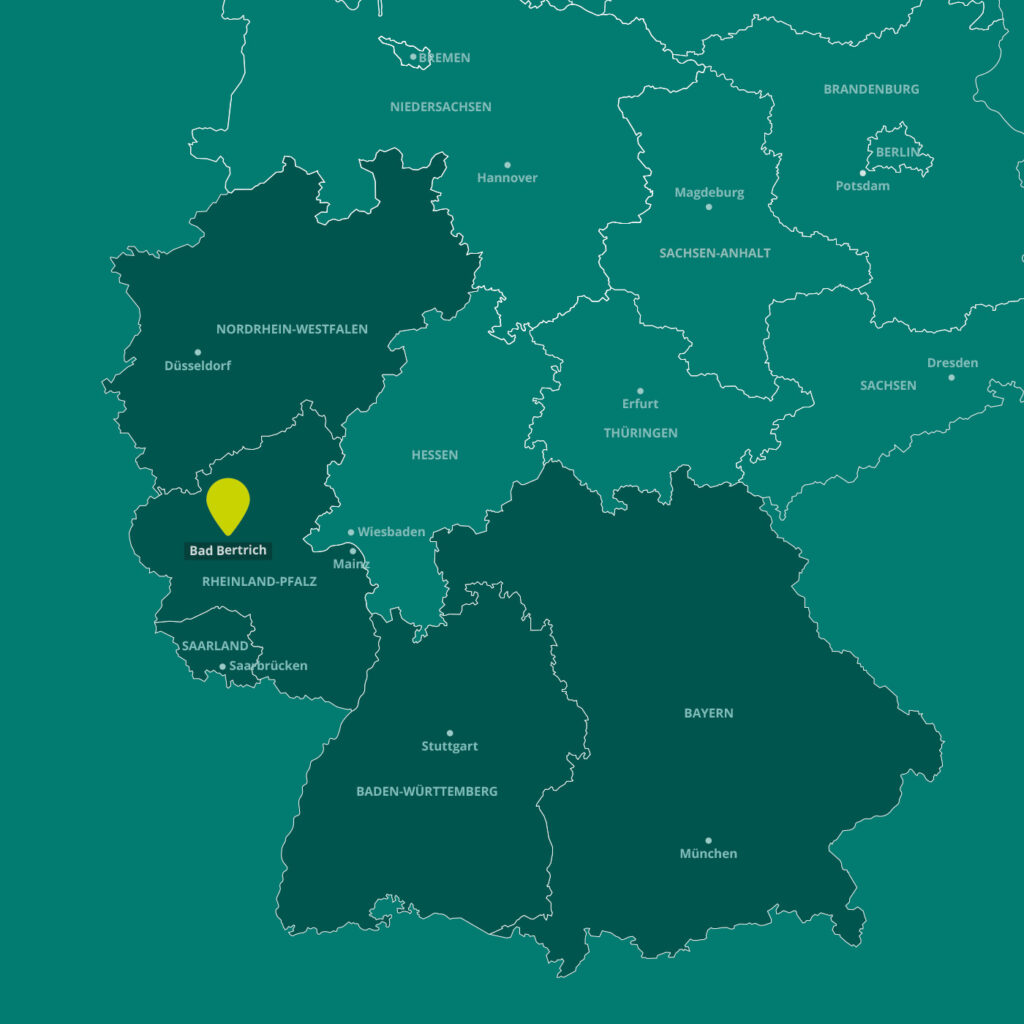 Deutschlandkarte Meditransfair Süd