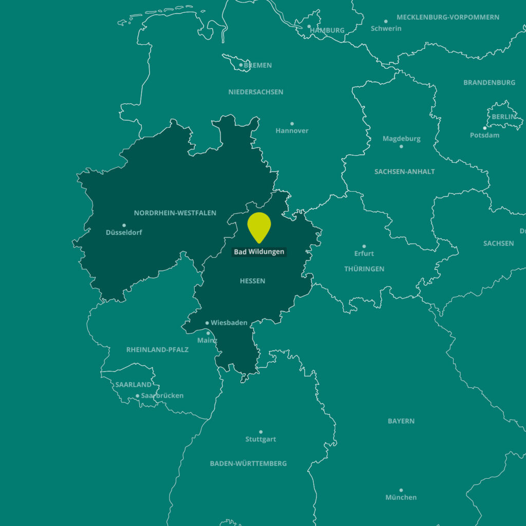 Deutschlandkarte Meditransfair West